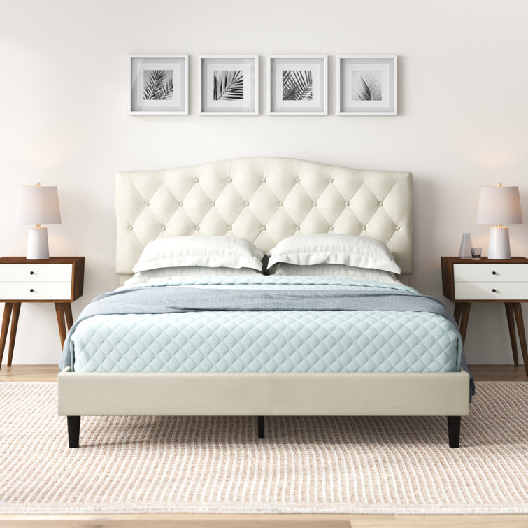 Andover Mills™ Adal Tufted Upholstered Low Profile Platform Bed & Reviews Wayfair
